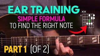 Ear training (Part 1 of 2) - A simple formula for finding the right notes and playing by ear. EP570