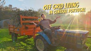 Finishing Offgrid DIY tasks to save £££ - Elbow Grease, Tractoring and Chicken cooping in PORTUGAL