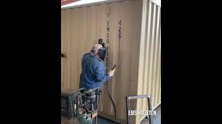 Build your next Shipping Container Modification with EMS HOUSTON #short