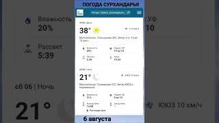 ob havo surxondaryo | об хаво термез | погода термез