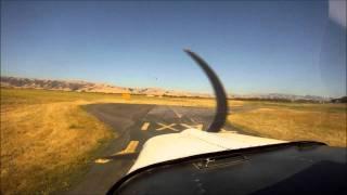 Grass landing and takeoff on Frazier Lake Airport