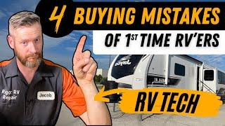 Watch this video before buying your 1st RV! 4 newbie RV buying mistakes from a tech