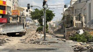 Israeli army bulldozers destroy Jenin streets amid ongoing West Bank raids | AFP