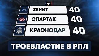 19 тур РПЛ: Зенит лучше всех / Краснодар без Сперцяна / Спартак в гонке