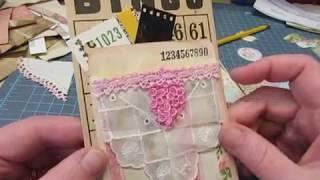 Bingo Card/Library Pockets!  Craft with me