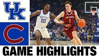 #5 Kentucky vs Colgate  Highlights | NCAA Men's Basketball | 2024 College Basketball