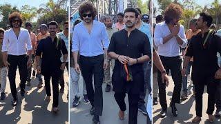 Ram Charan & Siddu Jonnalagadda Visuals @ Formula E Race In Hyderabad | Manastars