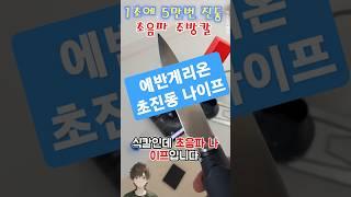 초당 5만번 진동하는 부엌칼 #초음파