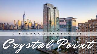 Crystal Point Stunning 2-Bedroom Penthouse with Breathtaking Views in Jersey City #jerseycitynj