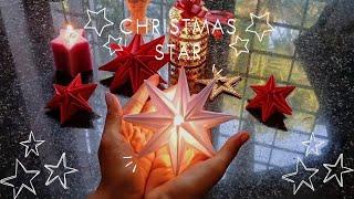 DIY Christmas Star Tutorial |Christmas star | Origami | Origami star