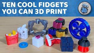 3D Print These 10 Awesome Fidget Toys Now!