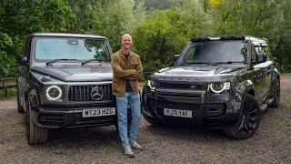 Mercedes G-Wagon vs Land Rover Defender V8!