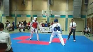 TKD Taekwondo Arnsberg Cup 2011 - David Wrobel - 1st Fight