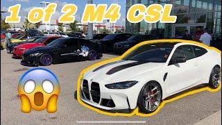 1 OF 2 M4 CSL AT PRIVATE CAR MEET?! (Policaro BMW Private Event)