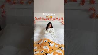 Fall morning #morningroutine #lifestyle #fall #autumn #halloween #fallmorning #routine