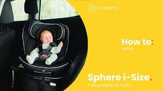 Sphere i-Size Car Seat - How to install | Ickle Bubba
