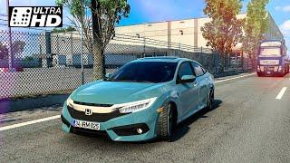 Honda Civic Type R + Interior v2 0 2 in ETS2 mod 1.44 ver | Truck Driver in ETS2 60 fps