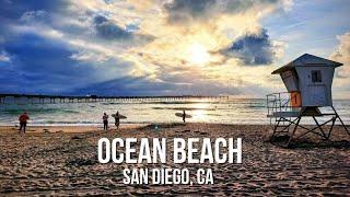 Ocean Beach, San Diego, CA | Walking Tour [4K UHD]