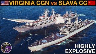 Sea Power | Four Virginia Cruisers vs Four Slava Cruisers (Naval Battle 144)