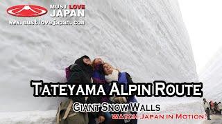 Mustlovejapan : Tateyama Alpin Route - Giant Snow Walls