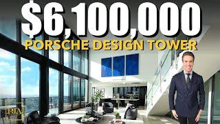 Porsche Design Tower | $6 Million Dollar | Miami Condo Tour | Duplex | Peter J Ancona