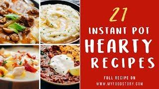 21 delicious Instant Pot Recipes for everyday meals | My Food Story