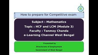 Mathematics : HCF and LCM (Module 3)