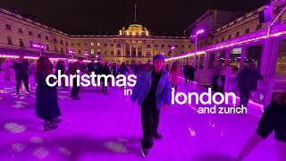 life in london | christmas markets, skating, carols, lights and decorations