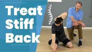 4 Ways To Treat Low Back Stiffness