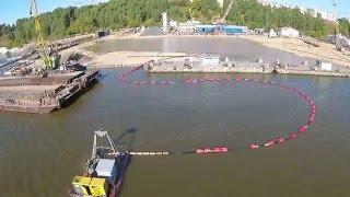 Harbor dredging with Dragflow EL604BS pump