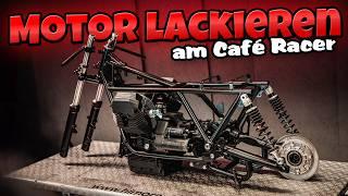 Café Racer Projekt - Motor lackieren & Zusammenbau - Moto Guzzi Umbau - Teil 8