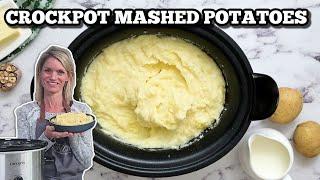 Crockpot Mashed Potatoes - The EASIEST Way to Make Mashed Potatoes for a Holiday