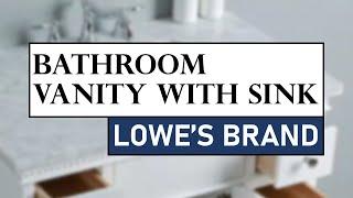 15 Trends Bathroom Vanity With Sink Lowe's Brand