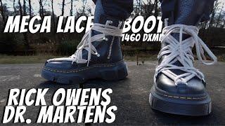 OMG! ‍ Rick Owens x Dr. Martens 1460 DXML Mega Lace Boot Review, Sizing & On Foot | Julian