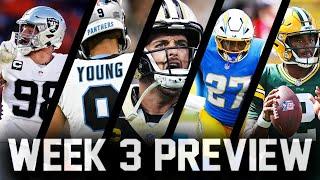 Covering the Teams that Don't Get Covered  |  Week 3 Preview