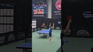 Moment Dimitrij Ovcharov Won WTT Contender Lagos 2024 (Forehand rally)