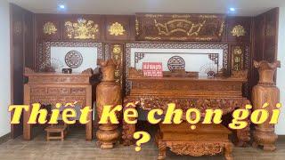 Thiết kế Trọn Gói Nội Thất Phòng Thờ Đẹp Hiện Đại Gỗ Hương Đá 2023 | Đồ Gỗ Thành Quyên