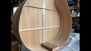 GGBO 2021 Acoustic guitar build -  Back and sides assembly