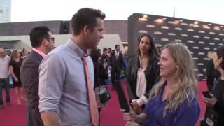 Red Carpet Interview with Ryan Reynolds, Samuel L. Jackson, and Michael Peña - Turbo World Premiere