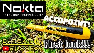 Nokta Accupoint FIRST LOOK!!!! | Pinpointer | Metal Detecting | D-Tekt Sussex EXTRA!