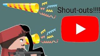 Clementchuah shout-outs!!!. Shout-out to special YouTubers!!!!