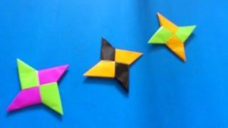 How To Make Origami Shuriken 4 Blade | Origami