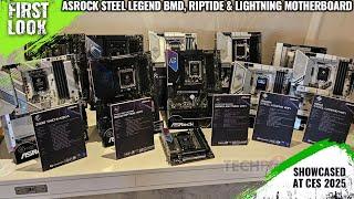 ASRock Intel B860/H810 And AMD B850 Steel Legend BMD, Riptide & Lightning Motherboards At CES 2025