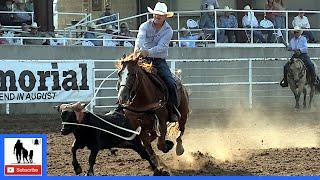 Steer Roping 3rd Go   2021 Spicer Gripp Memorial Roping