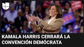 Lo que se espera del discurso de Kamala Harris en el cierre de la Convención Nacional Demócrata