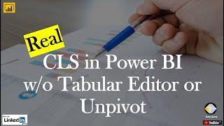 Column Level Security in Power BI without Tabular Editor or Unpivot