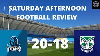 NRL TITANS V WARRIORS RD 2 REVIEW 2022 FEATURING WARRIORS NRL FANATICS #nrl2022 #nrltitanswarriors