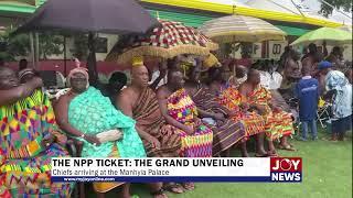 The NPP Ticket; The grand unveiling: Chiefs arriving at the Manhyia Palace. #ElectionHQ