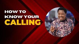 HOW TO KNOW YOUR CALLING #tbjoshua #inspiration #scoan #motivation