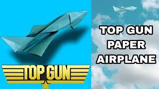 BEST PAPER JET FIGHTER | TOP GUN | How to make a paper airplane Meilleur combattant en papier